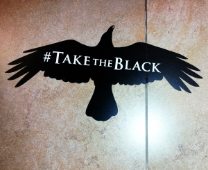 take the black